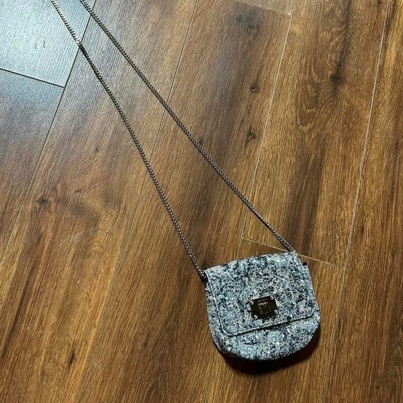 Jimmy Choo Ruby Chain-Link Glitter Mini Bag - Picture 4 of 8